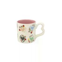 ราคา Cath Kidston แก้ว Love Mug ลาย Frill Heart Flowers สีขาว (MKP1520972)