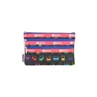 ราคา LeSportsac กระเป๋าเครื่องสำอาง รุ่น 3-Zip Cosmetic สี Tetris Falling Blocks/Pnk One Size (MKP2096364)