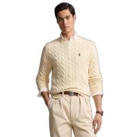 ราคา POLO RALPH LAUREN เสื้อสเวตเตอร์ผู้ชาย-Cable-Knit Cotton Sweater รุ่น MNPOSWE16820693-สีเบจ M (GRMKPPR000152809)