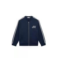 ราคา Moo [MOO 7/25] เสื้อแจ็กเก็ตแขนยาวทรงสปอร์ต ผ้าเจอร์ซี่ แต่งดีเทลคอปกกะลาสีแบบถอดได้ ปักผ้าสักหลาดตัว "M" ที่อก แต่งซิปหน้า สีกรมท่า M (MKP2095664)