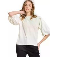 ราคา FOF เสื้อยืดผู้หญิง แขนพอง แต่งโบว์ L (CDS22592828)