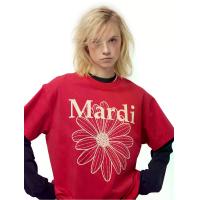 ราคา MARDI MERCREDI Unisex Tshirt Flowermardi Red Ivory F Free Size (CDS24411530)