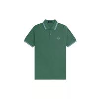 ราคา Fred Perry เสื้อโปโลผู้ชาย TWIN TIPPED FRED PERRY SHIRT สีเขียว M (MKP2065717)
