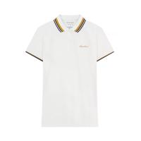 ราคา GIORDANO เสื้อโปโลแขนสั้นผู้หญิง Slim Lycra Pique Embroidery Polo (Signature) สีขาว Signature White XXL (GRMKPPR000168027)