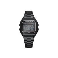 ราคา NAVIFORCE นาฬิกาข้อมือผู้ชาย NF5063S C สายสแตนเลส 32mm. สีดำ หน้าปัดดำ (MKP2093716)