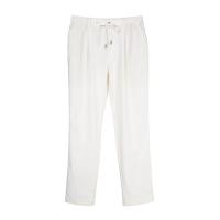 ราคา TAKEO KIKUCHI กางเกงขายาว ผู้ชาย TWILL UV PROTECTION ELEPHAR EASY PANTS สีขาว S (MKP2096035)