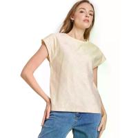 ราคา FOF เสื้อยืดผู้หญิง คอกลม แขนสั้น แต่งลูกไม้ L (CDS22592781)