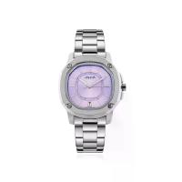 ราคา JULIUS นาฬิกาข้อมือผู้หญิง รุ่น JA-931 Q สีเงินหน้าปัดม่วงปัดประดับเพชร สายสแตนเลสคลิปล็อค (MKP1656711)