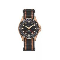 ราคา HAMILTON นาฬิกาข้อมือผู้ชาย Khaki Navy Scuba Automatic GMT 43mm รุ่น H82565930 สีบรอนซ์ (MKP2095224)