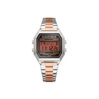 ราคา NAVIFORCE นาฬิกาข้อมือผู้ชาย NF5063S H สายสแตนเลส 32mm. สี 2 กษัตริย์โรสโกลด์ หน้าปัดดำ (MKP2093715)
