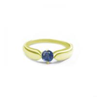 ราคา FINEJEWELTHAI แหวนไพลิน-แหวนเงิน-ไพลินแท้-เงินแท้925-แหวนพลอยแท้-แหวนประจำเดือนเกิด-ชุบทอง-R1131b-g สีทอง 53 (GRMKPPR000062750)