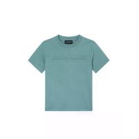 ราคา EMPORIO ARMANI เสื้อยืดเด็กโตผู้ชาย แขนสั้น FW25 รุ่น 5001450317 สีเขียว 8A (CDS24401234)