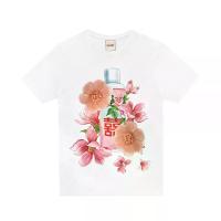 ราคา iCONiC เสื้อยืด พิมพ์ลาย ปักดอกไม้ สีชมพู รุ่น MAGNORIA4706 สีขาว M (GRMKPPR000083225)