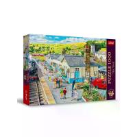 ราคา Trefl TREFL Premium Plus Tea Time Jigsaw จิ๊กซอว์ จำนวน 1000 ชิ้น รุ่น The Village Station (MKP2051321)