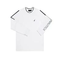 ราคา NAUTICA เสื้อยืดแขนยาว สำหรับผู้ชาย สีขาว M (MKP1790835)