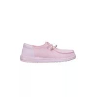 ราคา HEYDUDE รองเท้าลำลองผู้หญิง WENDY FUNK MESH SHOELRY LIGHT PINK W7 US (GRMKPPR000189574)