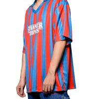 ราคา Era-won เสื้อบอลผู้ชาย แขนสั้น รุ่น T-SHIRT JERSEY x STANGER THINGS สี (แดงน้ำเงิน) M (GRMKPPR000190526)