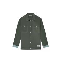 ราคา Moo [MOO 5/25] เสื้อเชิ้ตแขนยาว ผ้าคอตตอน 2 กระเป๋า ตกแต่งดีเดลปักอาร์มลวดลาย "Tennis Club" ที่ชายเสื้อ แต่งปลายแขนด้วยผ้าลายทาง แต่งกระดุมหน้า สีเขียว M (MKP2095534)