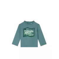 ราคา EMPORIO ARMANI เสื้อยืดเด็กเล็กผู้ชาย แขนยาว FW25 รุ่น 76816162171 สีเขียว 24 Month (CDS24401784)