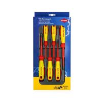 ราคา Knipex ชุดไขควงหุ้มฉนวนกันไฟฟ้า รุ่น 002012V05 สีเหลือง, สีแดง (MKP0581370)