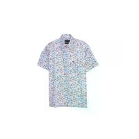 ราคา ARROW เสื้อเชิ้ตผู้ชายแขนสั้น ลายตารางกราฟิก(เรขาคณิต) ทรง Comfort - สีพื้นขาว ลายฟ้า/ส้ม M (GRMKPPR000155355)