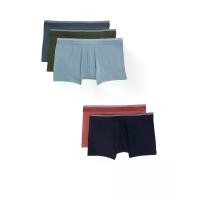 ราคา Marks & Spencer กางเกงชั้นในผู้ชาย ทรงทรังค์ แพ็ค 5 ชิ้น Cotton Rich Cool & Fresh Hipsters หลากสี S (GRCDS54625040091)