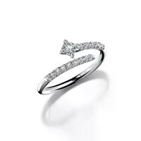 ราคา JUBILEE DIAMOND แหวนเพชร JUBILEE Arrow of LoVe Diamond Line Ring (LoVe Limited Collection) รุ่น R23102EW - สีไวท์โกลด์ 57 (GRMKPPR000063227)