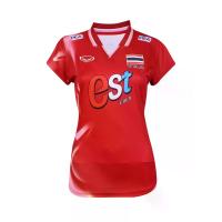 ราคา GRAND SPORT เสื้อวอลเลย์บอลแขนสั้นทีมชาติหญิง 2025 (014370) สีแดง L (GRMKPPR000175115)