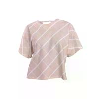 ราคา DAKS เสื้อเบลาส์ผู้หญิงแขนสั้น Regular Fit สีเบจ L (MKP2097867)