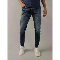ราคา AMERICAN EAGLE กางเกงยีนส์ผู้ชาย INTL EXCLUSIVE DARK W/ DESTROY SKINNY CROPPED สี กรมท่า 34-32 (MKP1694951)