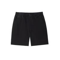 ราคา GIORDANO กางเกงขาสั้นผู้ชาย Online Exclusive Twill Elastic Waist Pleat Shorts (Korea) สีดำ M (GRMKPPR000190825)