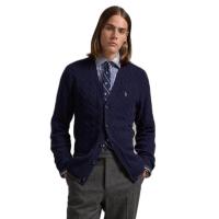 ราคา POLO RALPH LAUREN เสื้อคาร์ดิแกนผู้ชาย-Cable-Knit Wool-Cashmere Cardigan รุ่น MNPOSWE16822057-สีฟ้า L (GRMKPPR000189034)