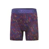 ราคา JOCKEY UNDERWEAR กางเกงในผู้ชาย SPORT MICROFIBER ACTIVE แบบ BOXER TRUNK สีม่วง M (MKP2096385)