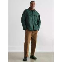 ราคา AMERICAN EAGLE เสื้อเชิ้ตผู้ชาย DARKEST SPRUCE FLANNEL LINED CANVAS OVERSHIRT สี เขียว XL (MKP1625865)