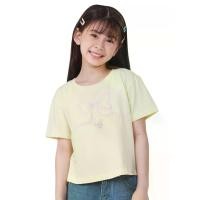 ราคา LEE KIDS เสื้อยืดแขนสั้นเด็กผู้หญิง คอลเลคชั่น Little Pink สีเหลือง 8 UK (GRMKPPR000178141)