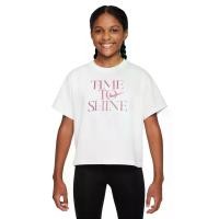 ราคา NIKE KIDS เสื้อยืดเด็กโตยูนิเซ็กส์ Sportswear Empower Shine HV5722-100 สีขาว S (CDS22638311)