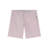ราคา GIORDANO กางเกงผู้ชายขาสั้น Slim Taper Bermuda Shorts (180° Elastic Waist) สีชมพู Burnished lilac 40 EU (GRMKPPR000165844)