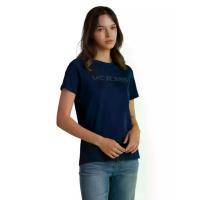 ราคา MC JEANS เสื้อยืดแขนสั้น ผู้หญิง สีกรมท่า XL (GRMKPPR000146122)