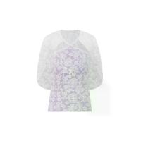 ราคา ASV (RS25) เสื้อเบลาส์ผู้หญิง คล้องคอ แขนเคป ซิปหลัง ผ้าลูกไม้ สีม่วง M (GRMKPPR000163207)