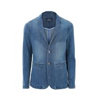 ราคา WRANGLER เสื้อสูทผู้ชาย คอลเลคชั่น Biker สียีนส์อ่อน M (GRMKPPR000151024)