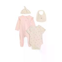 ราคา MARKS & SPENCER KIDS ชุดเซ็ตบอดี้สูทเด็กเล็กผู้หญิง Pure Cotton Peach 4 ชิ้น สี Pink Mix 6-9 Month (GRCDS11525050254)