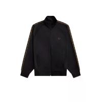 ราคา Fred Perry เสื้อแจ็คเก็ตผู้ชาย CONTRAST TAPE TRACK JACKET สีดำ L (GRMKPPR000186869)