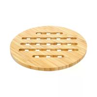 ราคา KASSA HOME แผ่นรองหม้อ ไม้ไผ่ทรงกลม รุ่น CT1035166 สีบีช (MKP1224519)