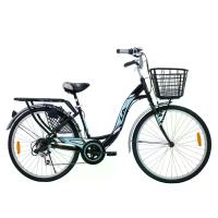 ราคา LA BICYCLE จักรยานแม่บ้าน รุ่น CITY INTEGRATED CARRIER 26" สีดำ (MKP1505766)