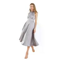 ราคา ROSE THE LABEL ชุดกระโปรงผ้าซาติน สีเทา XL (GRMKPPR000075054)