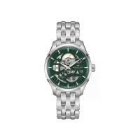 ราคา HAMILTON นาฬิกาข้อมือผู้ชาย Jazzmaster Skeleton Auto 40mm รุ่น H42535160 สีเขียว (MKP2097913)