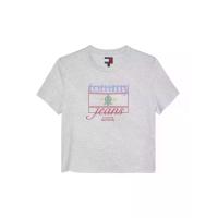 ราคา Tommy Jeans เสื้อยืดผู้หญิง สีเทา ทรง Regular XS (MKP2098199)