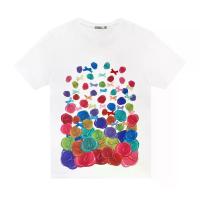 ราคา ICONIC เสื้อยืด พิมพ์ลาย ปักโบว์ รุ่น MINI RIBBON T-SHIRT 6802 สีขาว XL (GRMKPPR000071587)