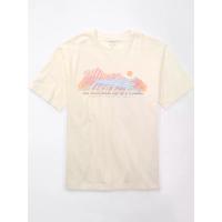 ราคา American Eagle เสื้อยืดผู้ชาย G SS COCA COLA SET IN TEE- PC DYE + SERIOUSLY SOFT WASH สี ครีม M (GRMKPPR000143081)