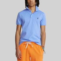 ราคา POLO RALPH LAUREN Polo Ralph Lauren POLO Custom Slim Fit Mesh Polo Shirt เสื้อโปโล รุ่น MNPOKNI1N820490 สี 400 BLUE XS (GRMKPPR000063186)